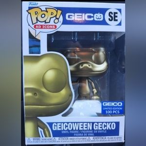 Golden Geico Gecko